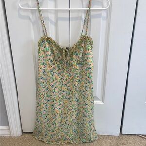 Wild Fable Green Tie Front Dress